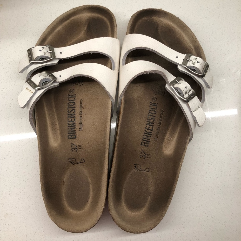 White Ibiza Birkenstock’s (Discontinued)
